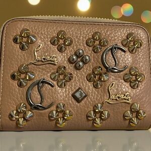 Christian Louboutin Tan Zip Wallet